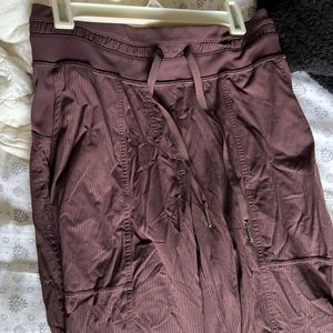 Cropped draw string dance studio lululemon pants